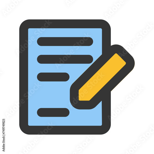 form outline color icon