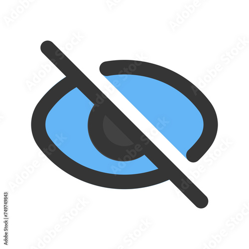 hide outline color icon