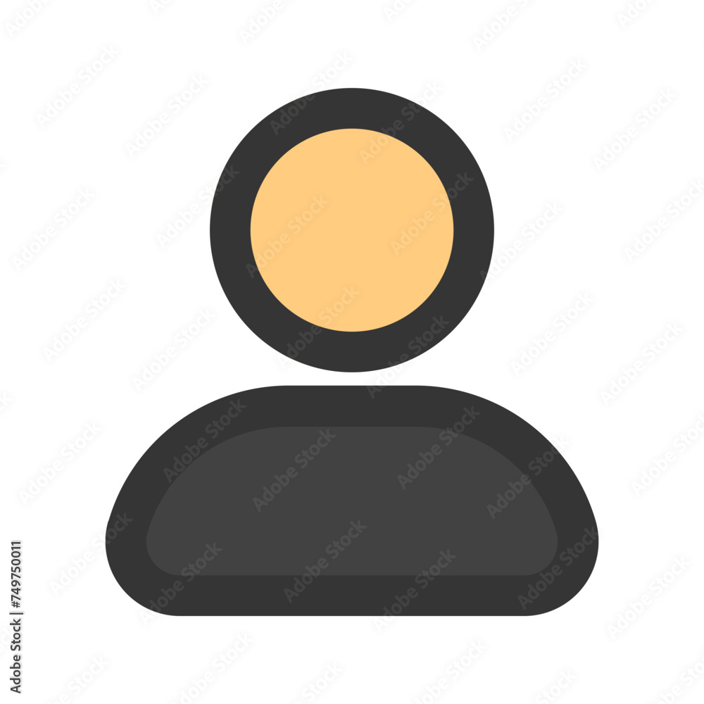 user outline color icon user outline color icon