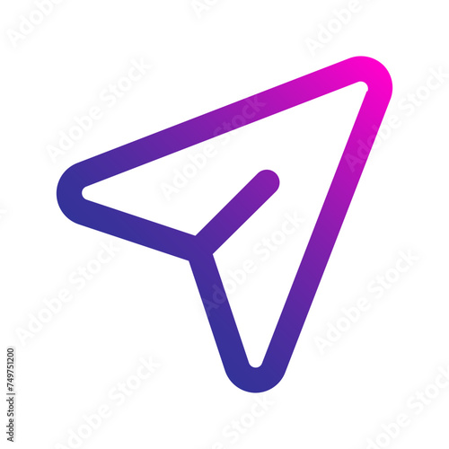 send gradient icon