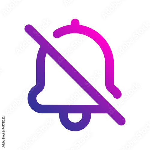 silent gradient icon
