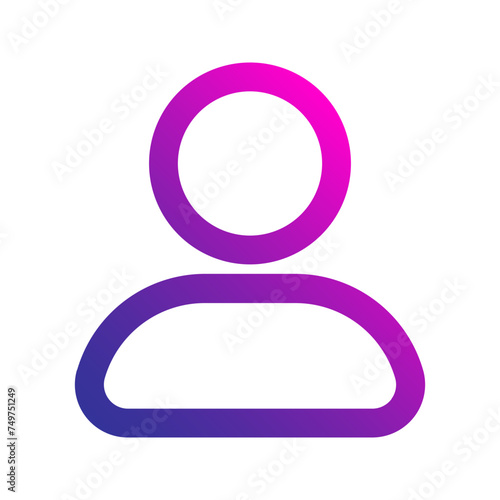 user gradient icon