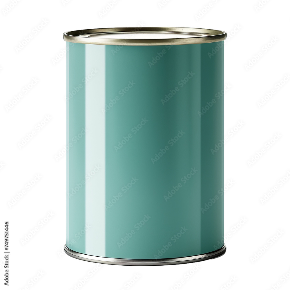 A blank metal paint can isolated on transparent background, png A blank metal paint can isolated on transparent background, png