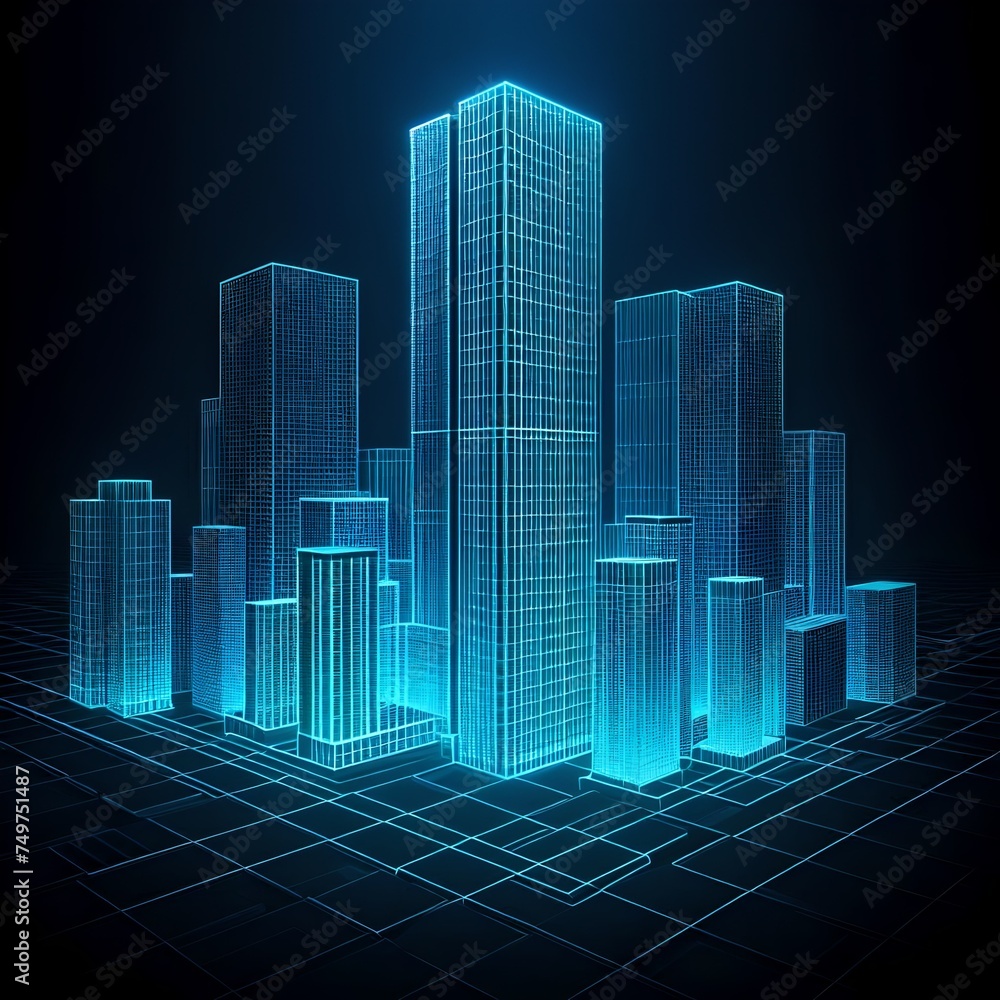 three dimensional building model