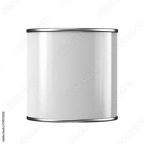 Wallpaper Mural A blank metal paint can isolated on transparent background, png Torontodigital.ca