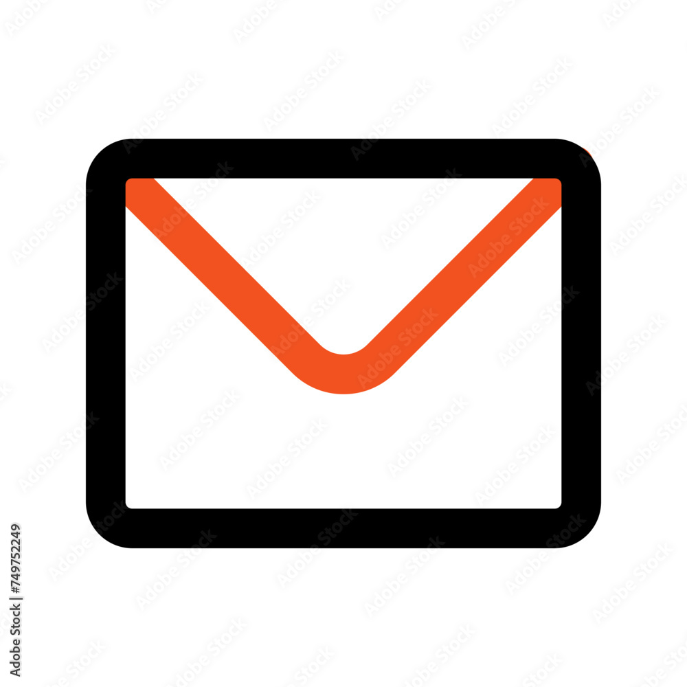 message outline color icon message outline color icon