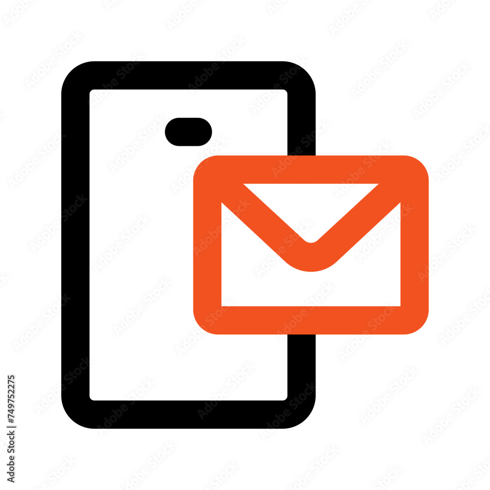 online message outline color icon online message outline color icon