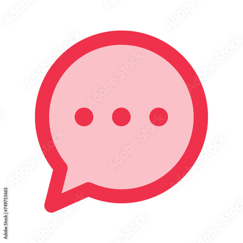 chat bubble outline fill icon