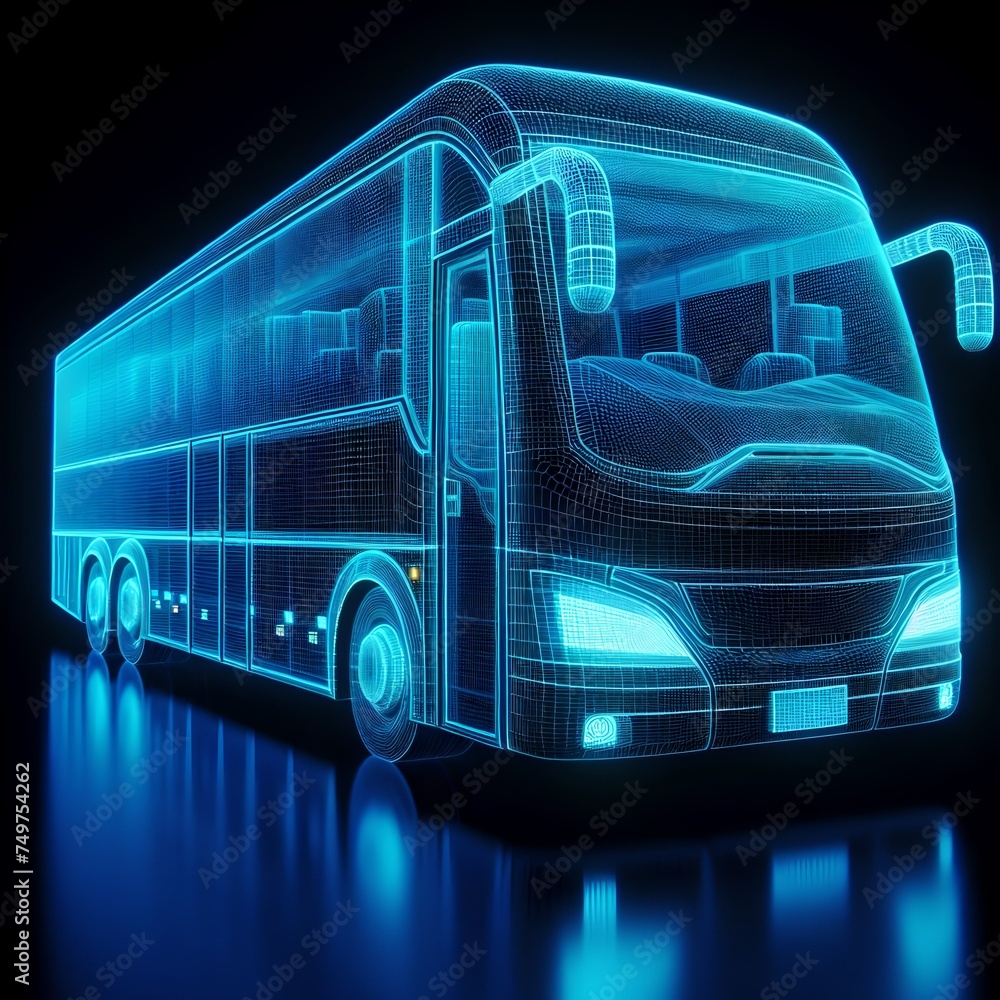 three dimensional bus model