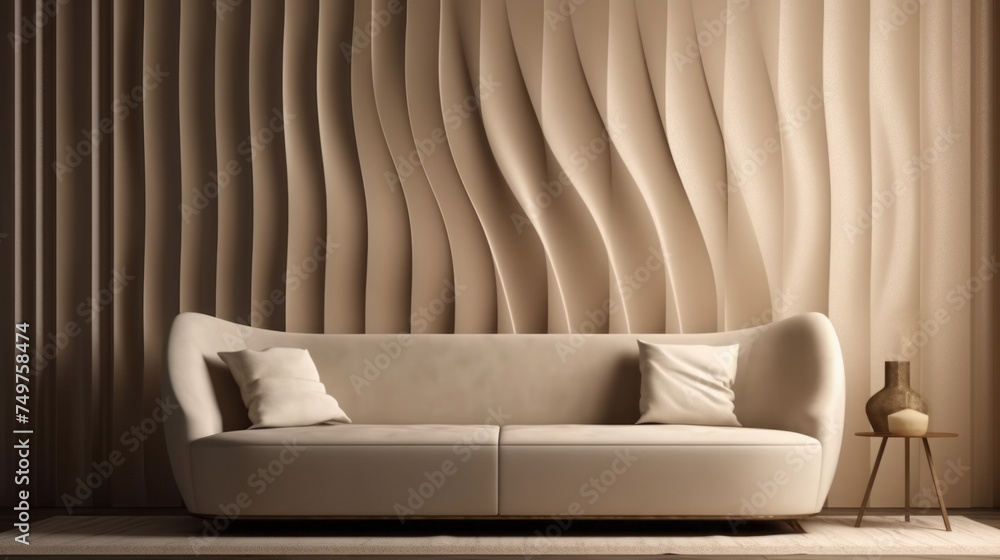 Modern Home Furniture Collection: Stylish Sofa, Leather Armchair, Comfortable Couch, Contemporary Design for Living Room Decor & Relaxation, generative AI Modern Home Furniture Collection: Stylish Sofa, Leather Armchair, Comfortable Couch, Contemporary Design for Living Room Decor & Relaxation, generative AI