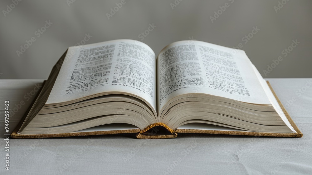 Blank book isolated on grey to replace your design Blank book isolated on grey to replace your design