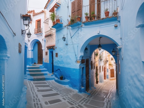 The blue city Chefchaouen, Marocco © Chanon