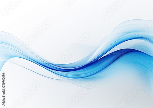 abstract blue oblique line on a white background