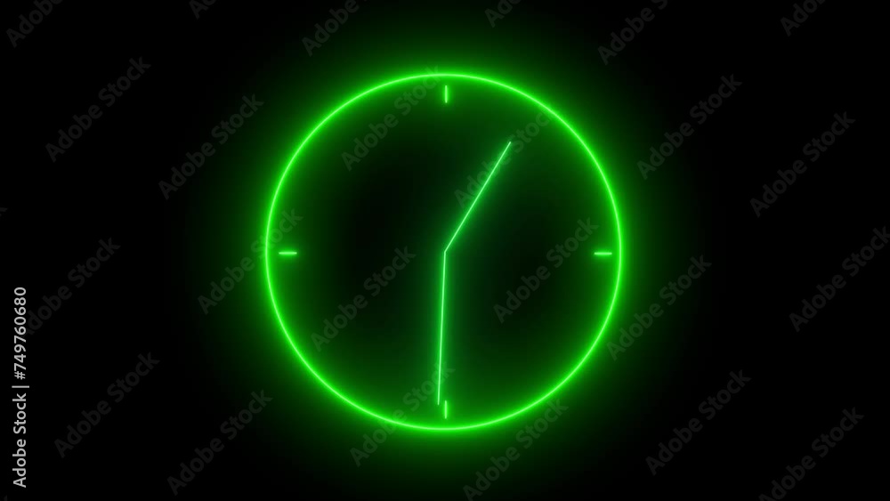 Animation of a clock with rotating time pointers. Watch shows the running time. Counting 24 Hours. Clock with moving arrows. Motion graphics on isolated background. Animation of a clock with rotating time pointers. Watch shows the running time. Counting 24 Hours. Clock with moving arrows. Motion graphics on isolated background.