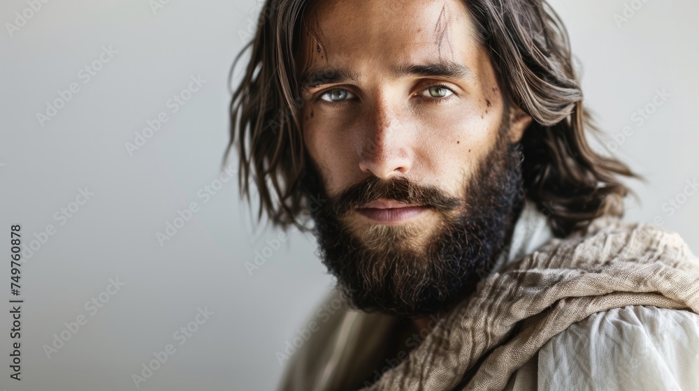 Jesus Christ. Photorealist photography Jesus Christ. Photorealist photography