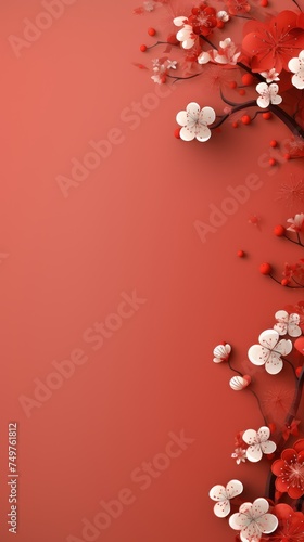Chinese new year background banner no text
