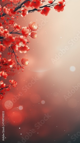 Chinese new year background banner no text