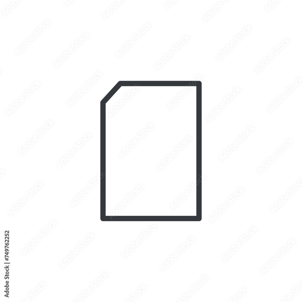 Notepad Symbol Flat Icon. Document, Notebook, File Icon Vector Illustration Notepad Symbol Flat Icon. Document, Notebook, File Icon Vector Illustration