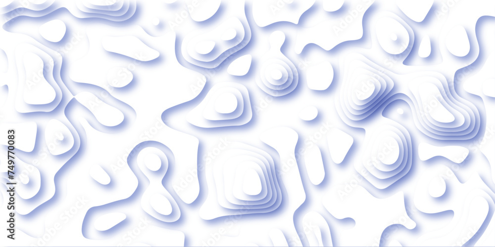 Abstract wavy line 3d paper cut white background. Topographic map. Geographic mountain relief. Abstract lines background paper texture Imitation of a geographical map shades . Abstract wavy line 3d paper cut white background. Topographic map. Geographic mountain relief. Abstract lines background paper texture Imitation of a geographical map shades .