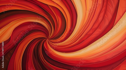 vivid red vortex pattern background