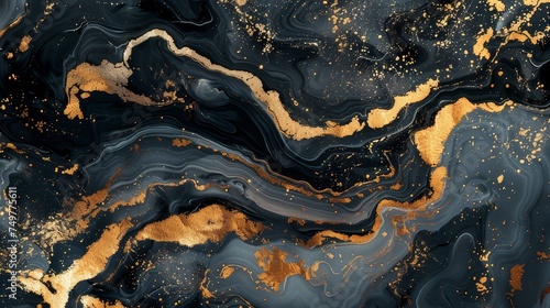 luxurious gold wave pattern background © StraSyP BG