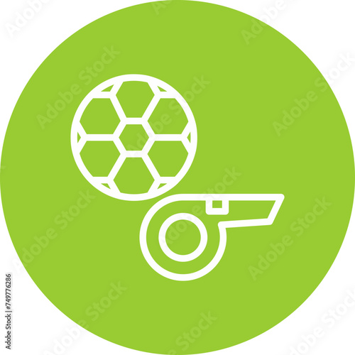 Whistle Vector Line Multi Circle