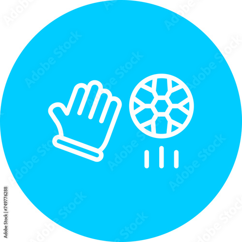 Goalie Vector Line Multi Circle