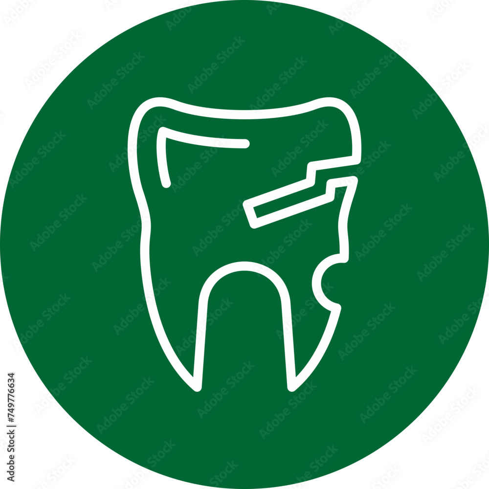 Broken Tooth Vector Line Multi Circle Broken Tooth Vector Line Multi Circle