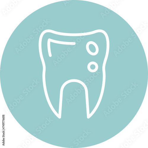 Caries Vector Line Multi Circle