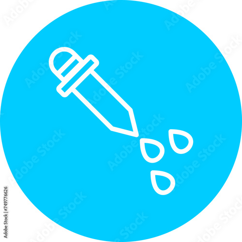Dropper Vector Line Multi Circle