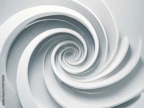 white vortex on white background 