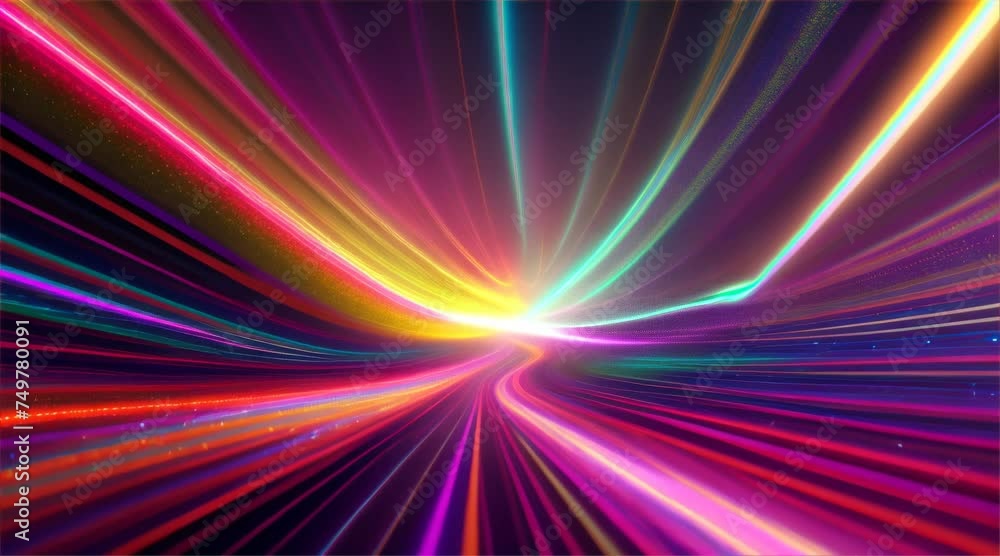 Colorful abstract light background with motion and radiant rays Colorful abstract light background with motion and radiant rays
