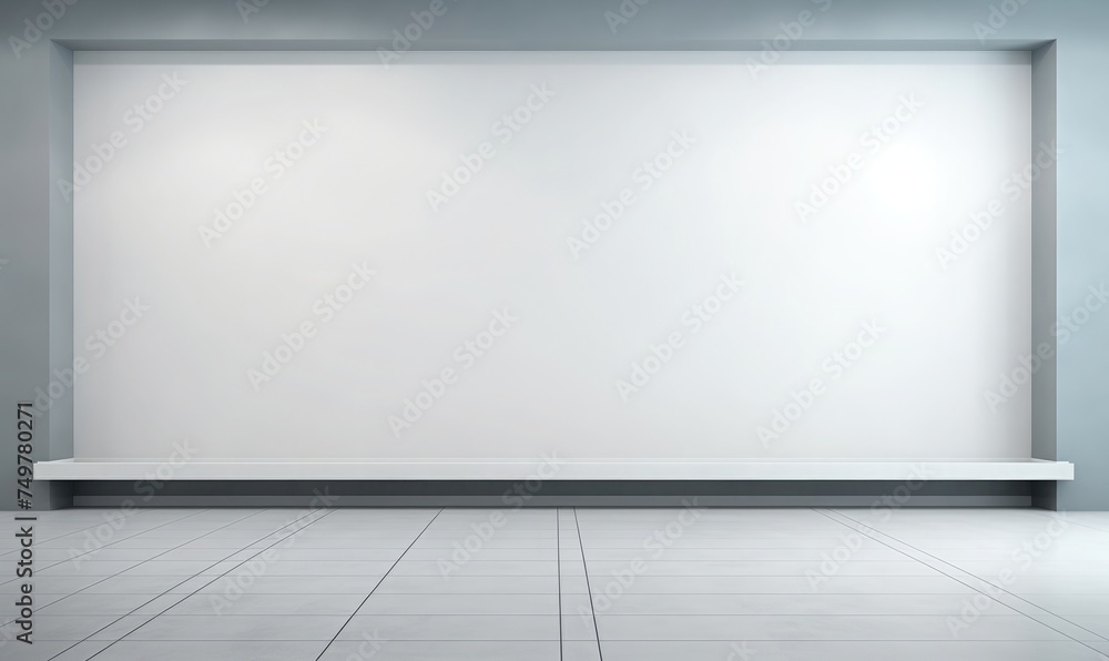 an empty art museum wall with space for digital displays an empty art museum wall with space for digital displays