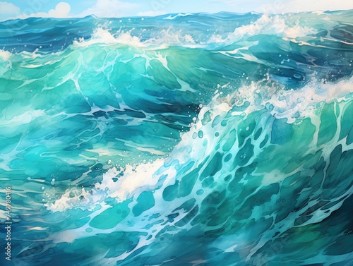 wave background