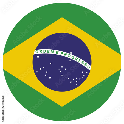 brazil national flag, transparent background