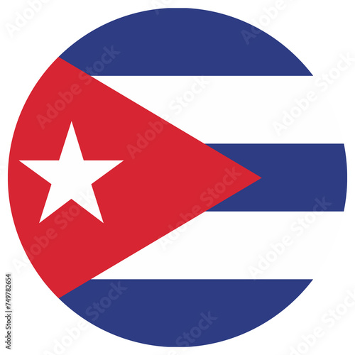 cuba national flag, transparent background