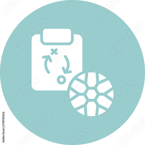 Strategy Vector Glyph Multi Circle