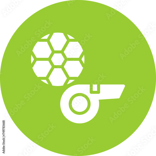 Whistle Vector Glyph Multi Circle