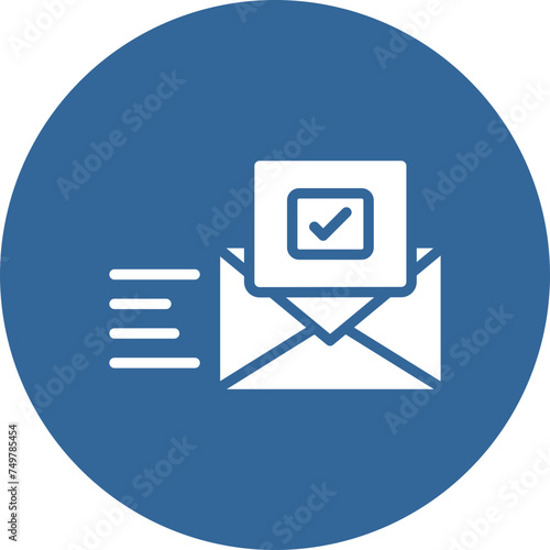 Email Vector Glyph Multi Circle