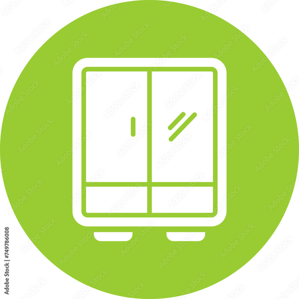 Wardrobe Vector Glyph Multi Circle Wardrobe Vector Glyph Multi Circle