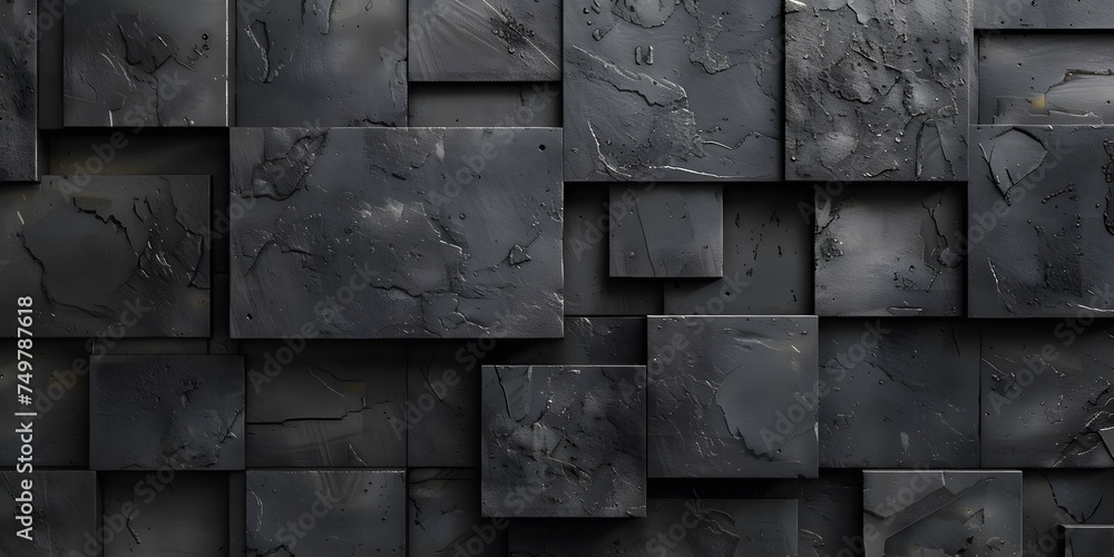abstract black walls with geometric shapes abstract black walls with geometric shapes