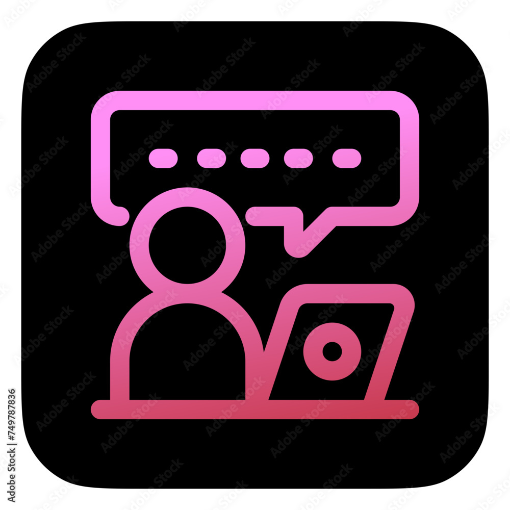 Editable video call, virtual meeting vector icon. Online learning, course, tutorial. Part of a big icon set family. Perfect for web and app interfaces, presentations, infographics, etc Editable video call, virtual meeting vector icon. Online learning, course, tutorial. Part of a big icon set family. Perfect for web and app interfaces, presentations, infographics, etc