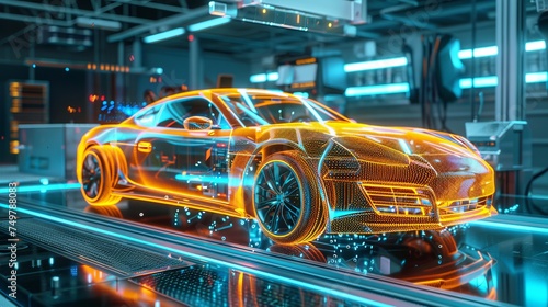 Advancements in Artificial Intelligence and Machine Learning are transforming to automotive car assembly plant  car manufacturing process