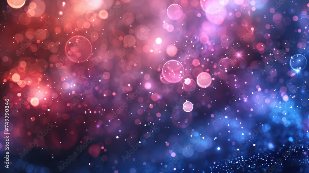 abstract background with bokeh lights 