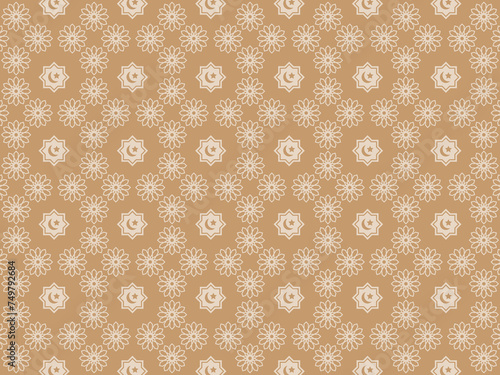 Abstract background with islamic ornament, arabic geometric texture