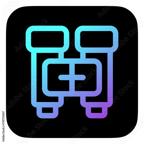Editable binocular, search vector icon. Part of a big icon set family. Perfect for web and app interfaces, presentations, infographics, etc