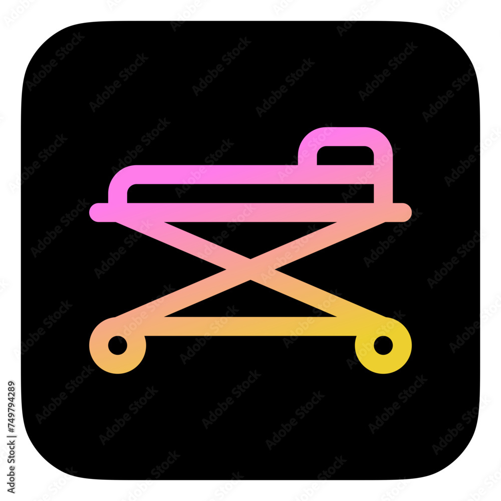 Editable stretcher vector icon. Part of a big icon set family. Perfect for web and app interfaces, presentations, infographics, etc