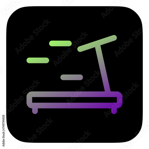 Editable treadmill vector icon. Part of a big icon set family. Perfect for web and app interfaces  presentations  infographics  etc