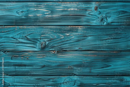 Close up of a blue wooden wall, perfect for background use