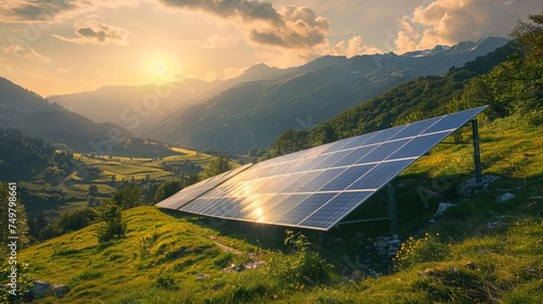 Clean Energy Innovations, Sustainable energy solutions solar power is crucial for addressing climate change and global warming photo